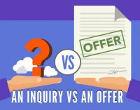 An Inquiry vs An Offer